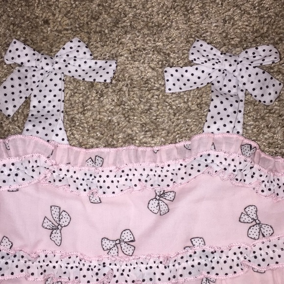 New Kate Mack Bow Peep Outfit with w/ Sandals Cute - Picture 4 of 8